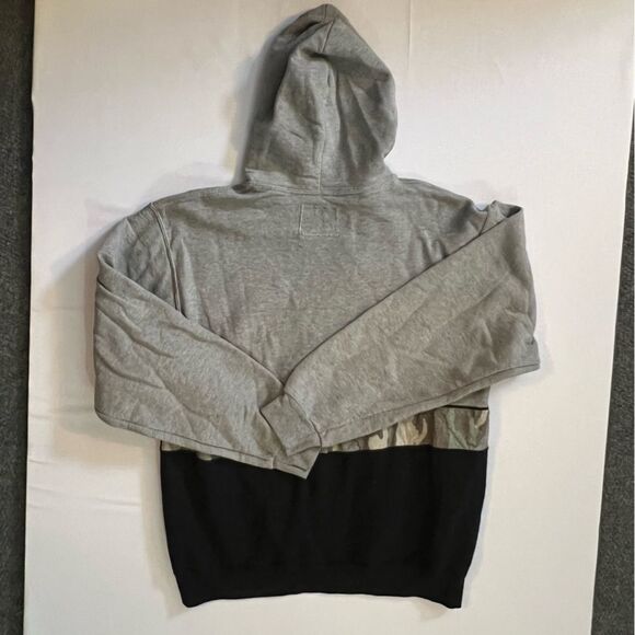 DRIFT Men’s Hoodie Black Gray & Camo - Picture 3 of 3